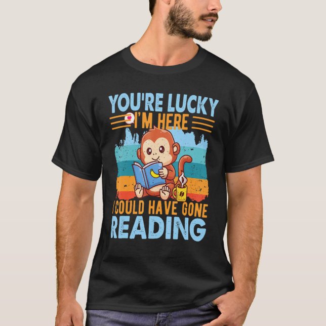 Book Library Librarian Book Reading  Book Reader T Shirt (Framsida)