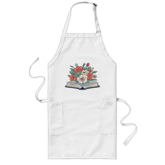 Book Long Apron Långt Förkläde (Framsidan)