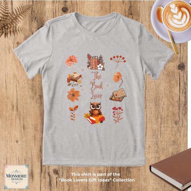 Book Lover Aesthetic Tri-Blend Shirt T (Skapare uppladdad)