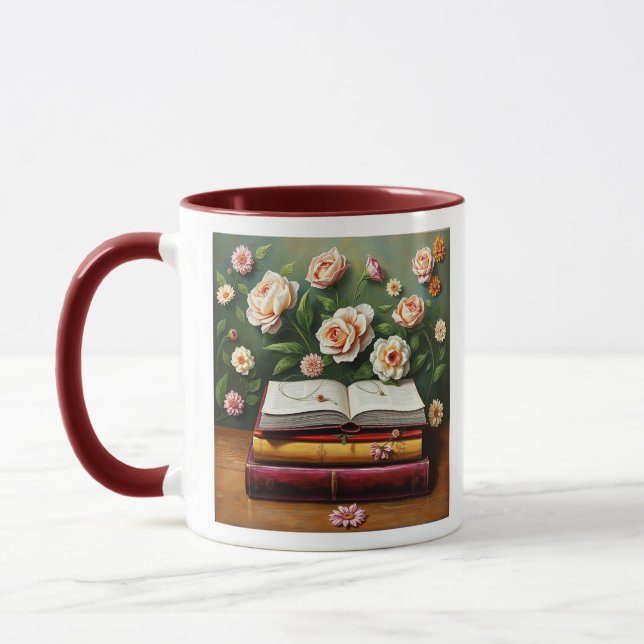 Book Lover Coffee Mug Mugg (Vänster)