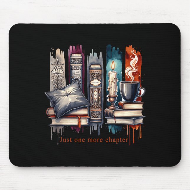 Book Lover, Just One More Chapter Funny Gift Men,  Musmatta (Framsidan)