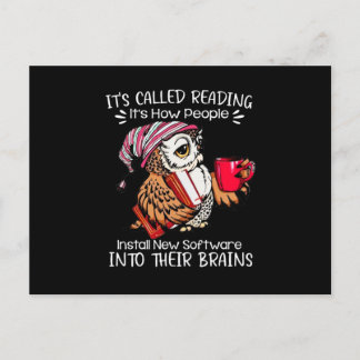 Book Lover Meddelande Vykort