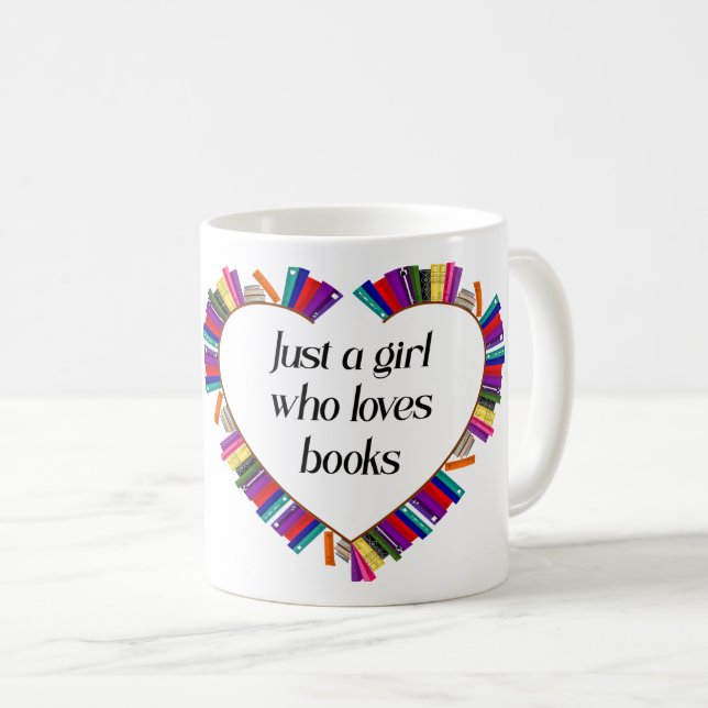 Book Lover Mug Kaffemugg (Framsida höger)