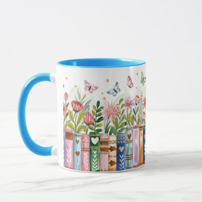 Book Lover Personalized Wrap Mugg (Vänster)