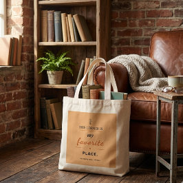 Book Lover Tote Bag Jumbo Tygkasse