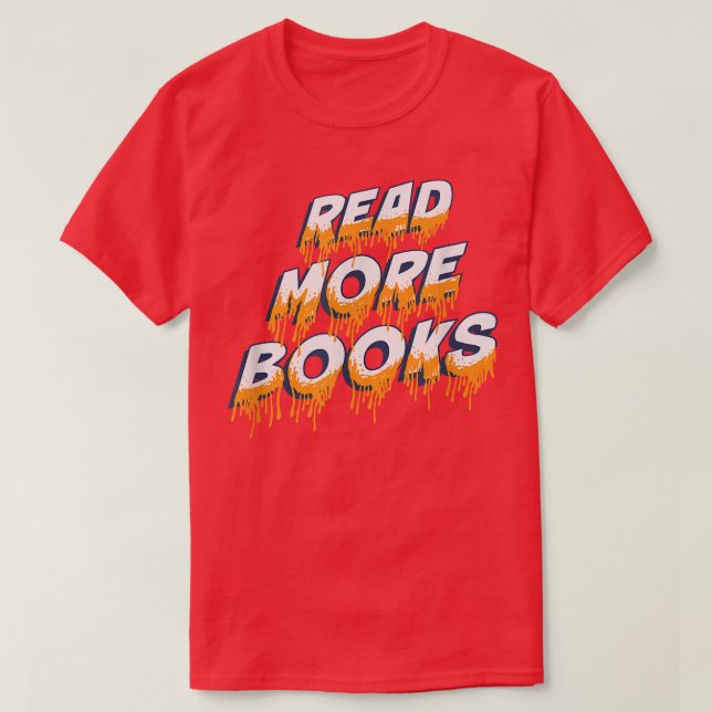 Book Lovers Read More Books Librarian Apparel  T Shirt (Design framsida)