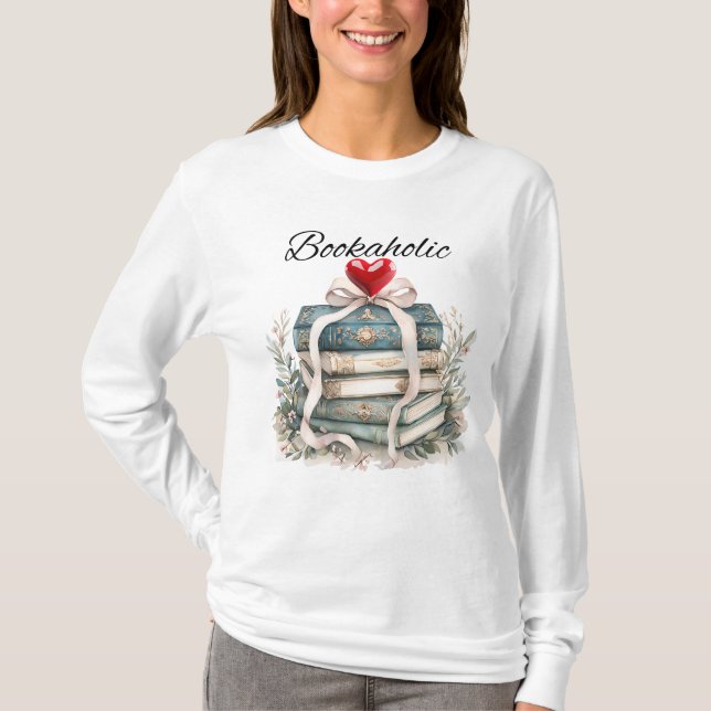  Book Lovers Sweater, Books Sweater, Bookworm Gift T Shirt (Framsida)