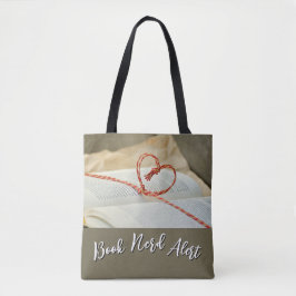 Book Nerd Alert Tote Tygkasse