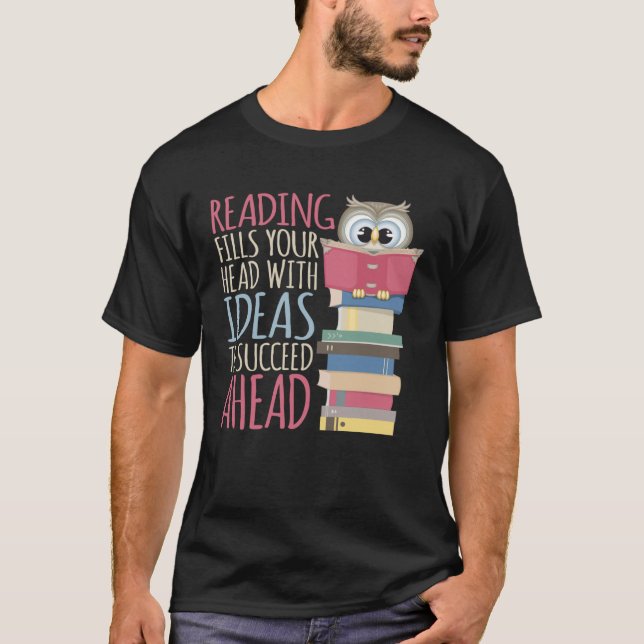 Book Nerd Library & Librarian Reading Book Bookwor T Shirt (Framsida)