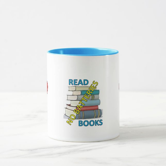 Book no battery mug mugg (Center)