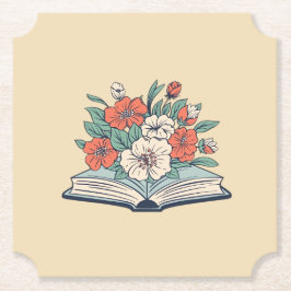 Book Paper Coaster Underlägg Papper