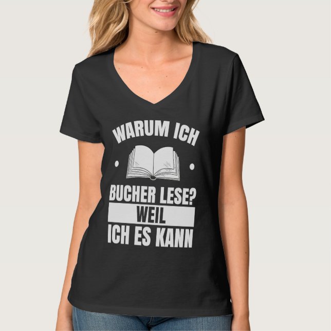 Book Reading  Library Reader Bookworm Books T Shirt (Framsida)