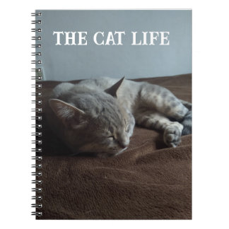 Book the Cat life Anteckningsbok