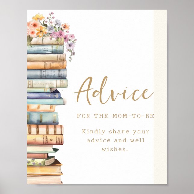Book Themed Advice Poster (Framsidan)