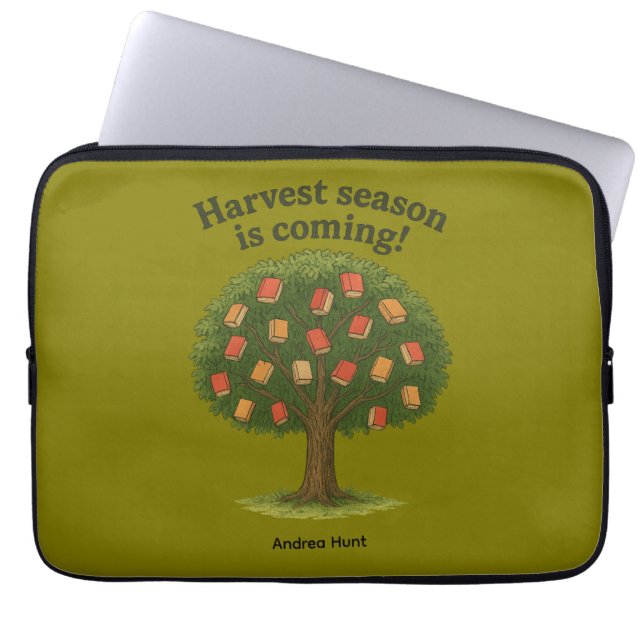 Book Tree “Harvest Season” Laptop Fodral (Framsidan)