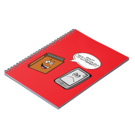 Book vs eBook Anteckningsbok