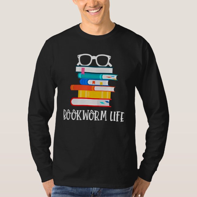 Book warm life  reader s gear for readers t shirt (Framsida)