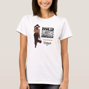 Bookad upptagen obekymrad Personlig Melanin Girl T Shirt