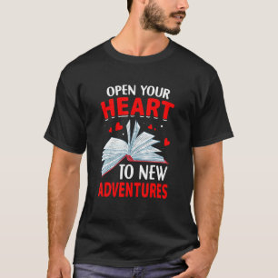 Bookaholläsare Bookish Enthusiast Reading Novel T Shirt