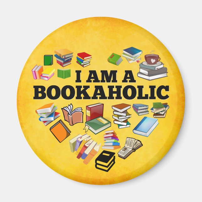 Bookaholt Bok Addict Magnet (Framsidan)