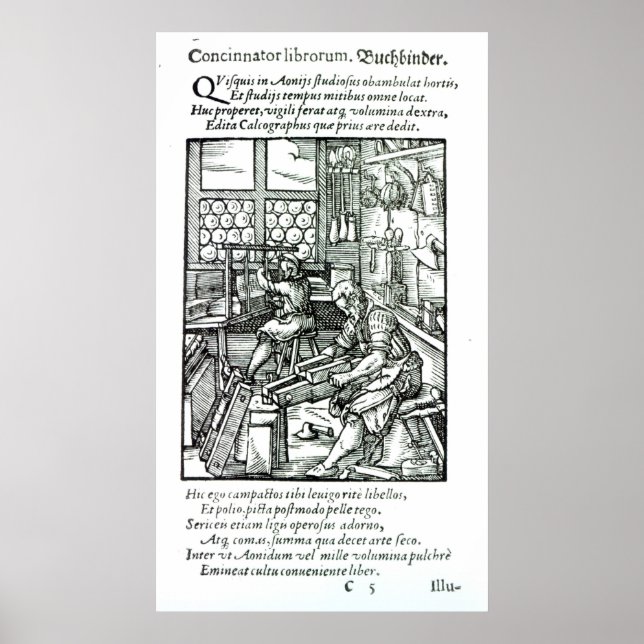 Bookbinder, utgiven av Hartman Schopper Poster (Framsidan)