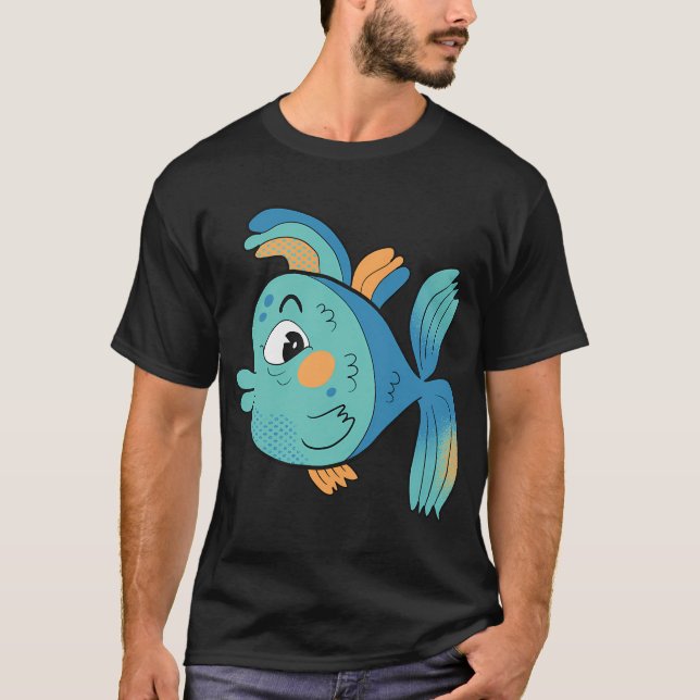 Booker den tropiska fisken t shirt (Framsida)