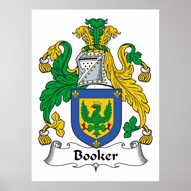 Booker Family Crest Poster (Framsidan)