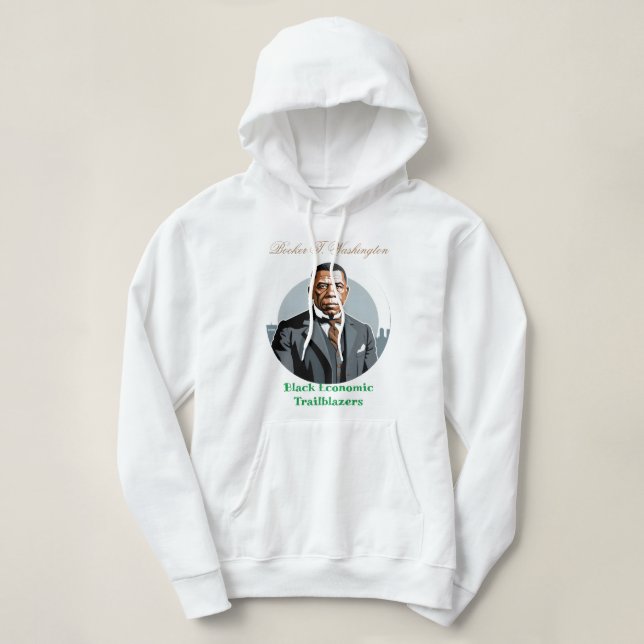 Booker T. Washington - Black Economic Trailblazers T Shirt (Design framsida)