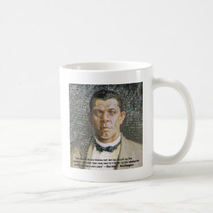 Booker T Washington & Framgångscitat Kaffemugg