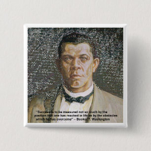 Booker T Washington & Framgångscitat Knapp