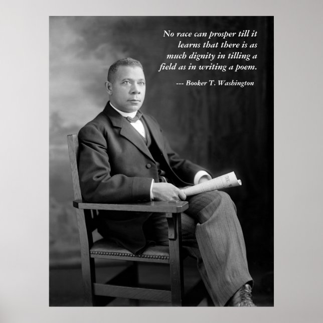 Booker T. Washington Poster (Framsidan)