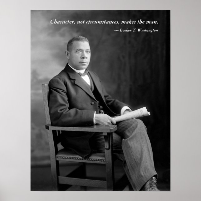 Booker T. Washington Quotation Poster (Framsidan)