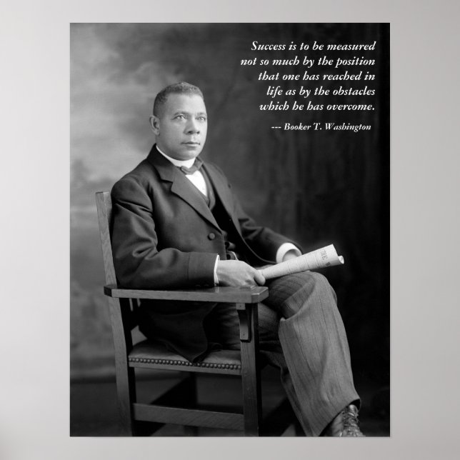 Booker T. Washington Quotation Poster (Framsidan)