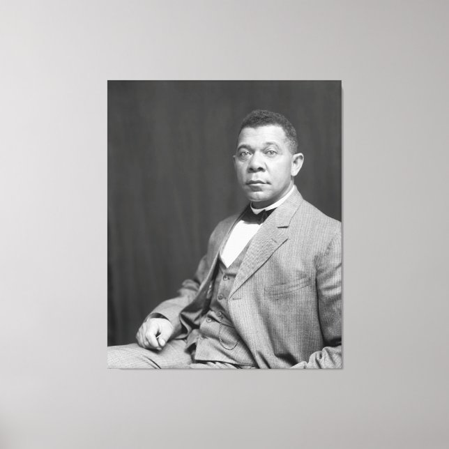 Booker Taliaferro Washington: Black Educator Canvastryck (Framsida)