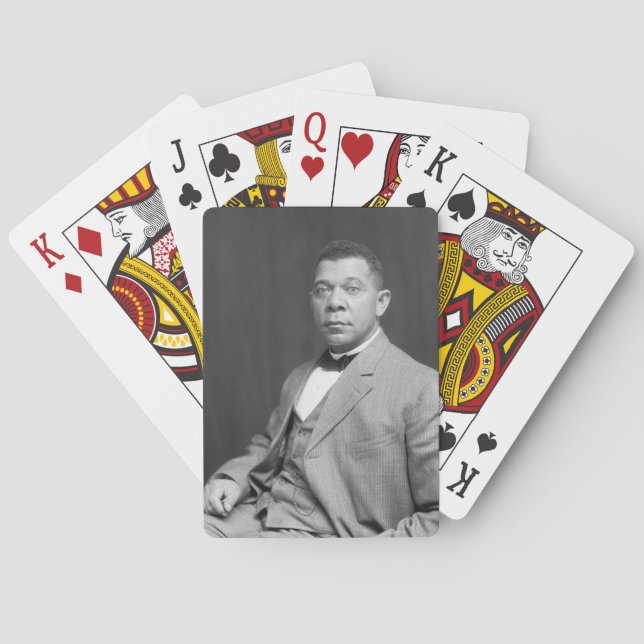 Booker Taliaferro Washington: Black Educator Casinokort (Baksidan)