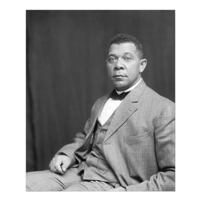 Booker Taliaferro Washington: Black Educator Fototryck (Framsidan)