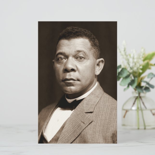 Booker Washington: African American Educator Brevpapper (Stående Fram)