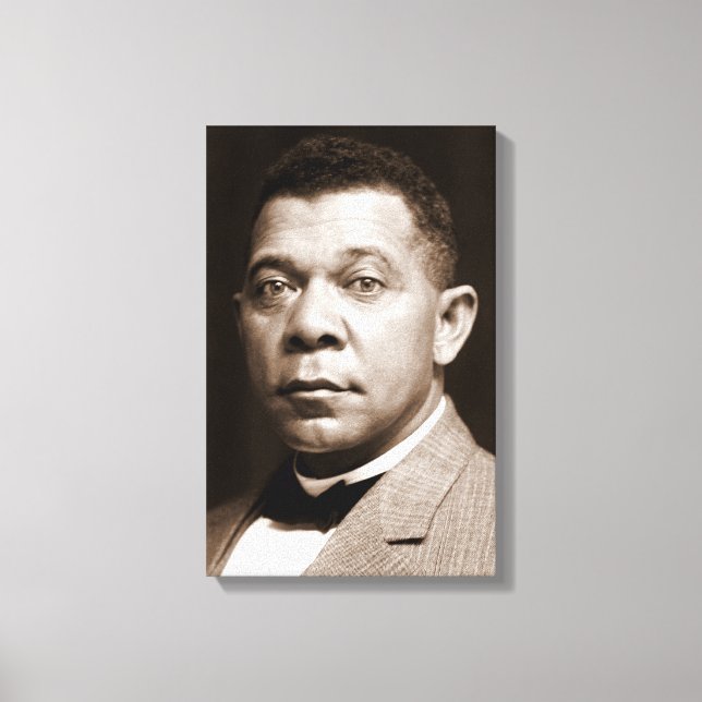 Booker Washington: African American Educator Canvastryck (Framsida)