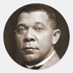 Booker Washington: African American Educator Runt Klistermärke