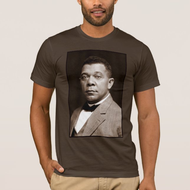 Booker Washington: African American Educator T Shirt (Framsida)