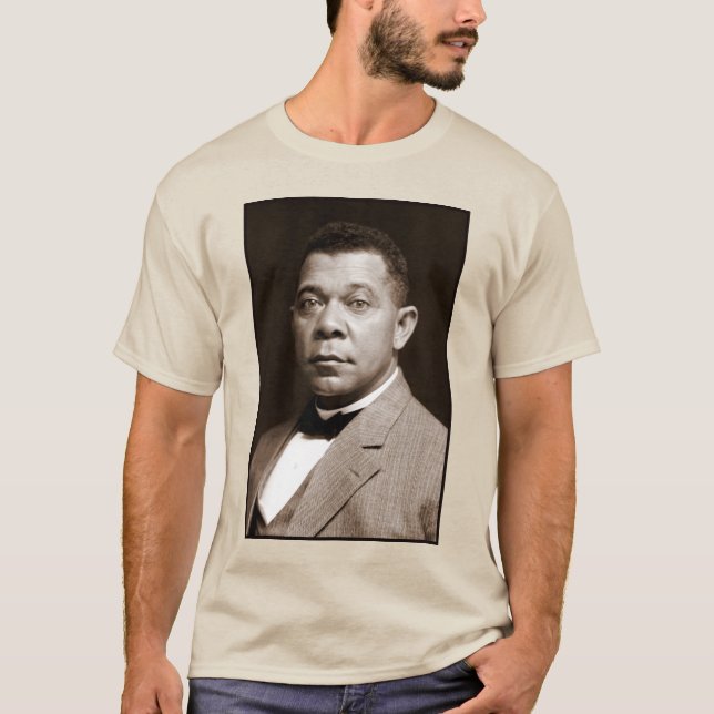 Booker Washington: African American Educator T Shirt (Framsida)