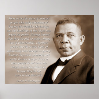 Booker Washington Tävling Poster