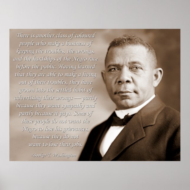 Booker Washington Tävling Poster (Framsidan)
