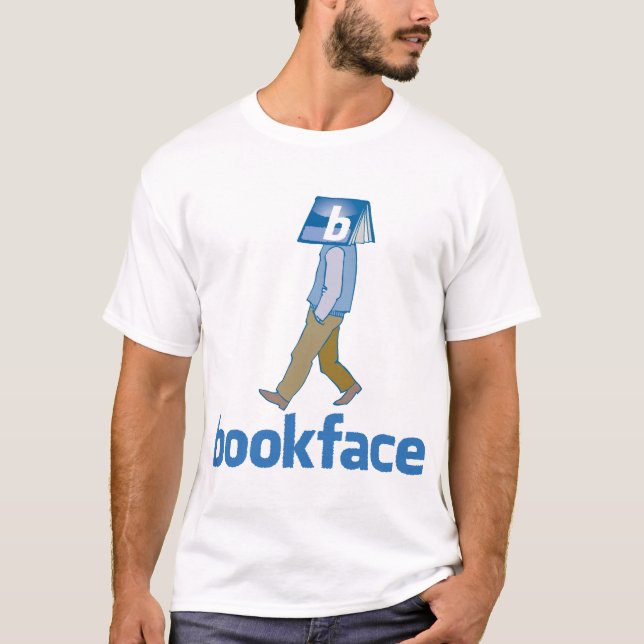 Bookface Shirt Tee (Framsida)