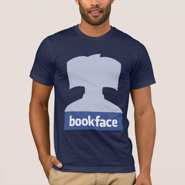 bookface t shirt (Framsida)