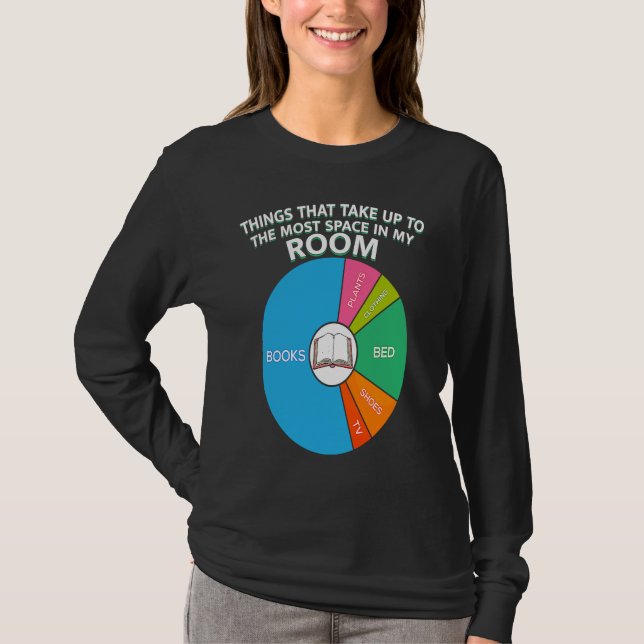 Bookfriend Quotes Funny for Bookworms T Shirt (Framsida)