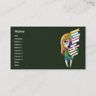 Bookgirl - affär visitkort