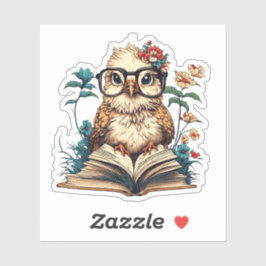 Bookish Bird Klistermärken