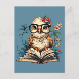 Bookish Bird Vykort
