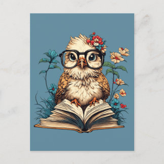 Bookish Bird Vykort